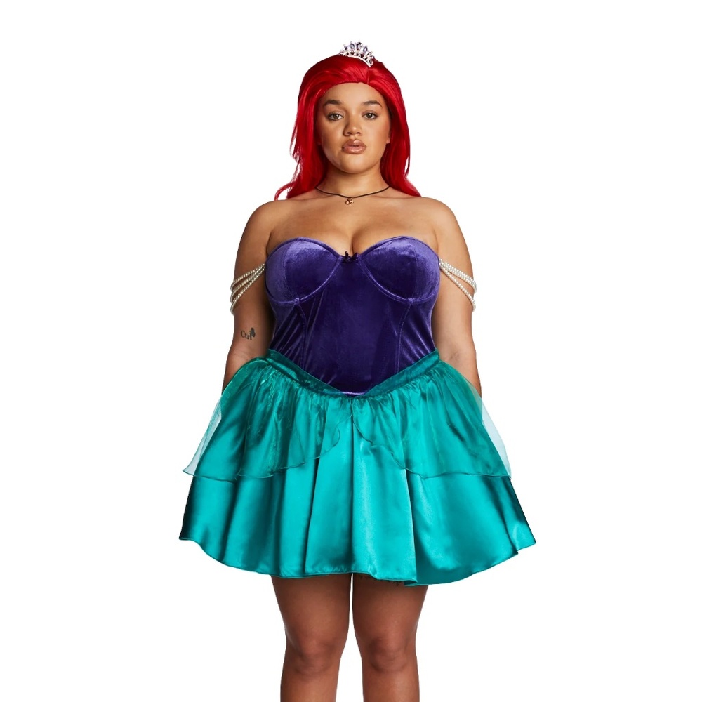 Plus Costume 3x Sea Princess (Ariel) Dolls Kill NWT